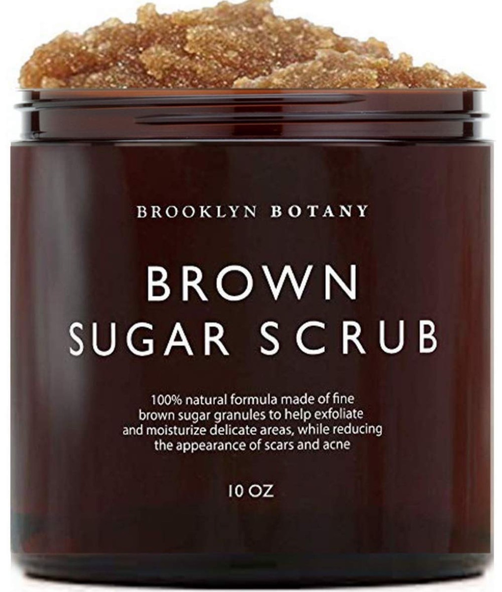 Brown sugar body scrub