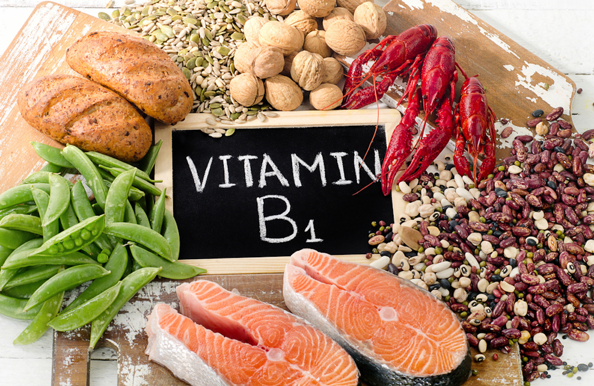 Foods Highest in Vitamin B1 (Thiamin)- top view