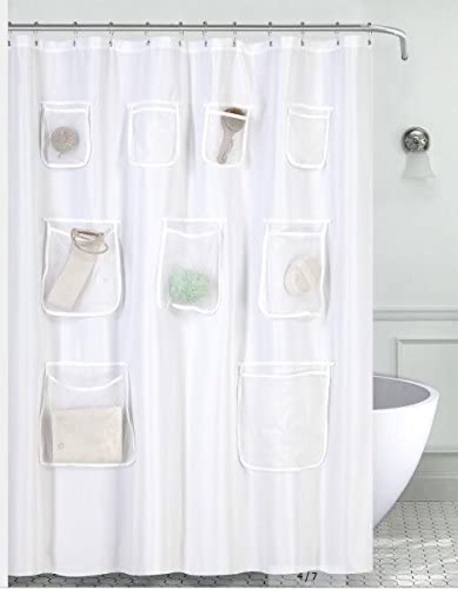 This Pocket Shower Curtain Will Completely Transform Your Bathroom - 95