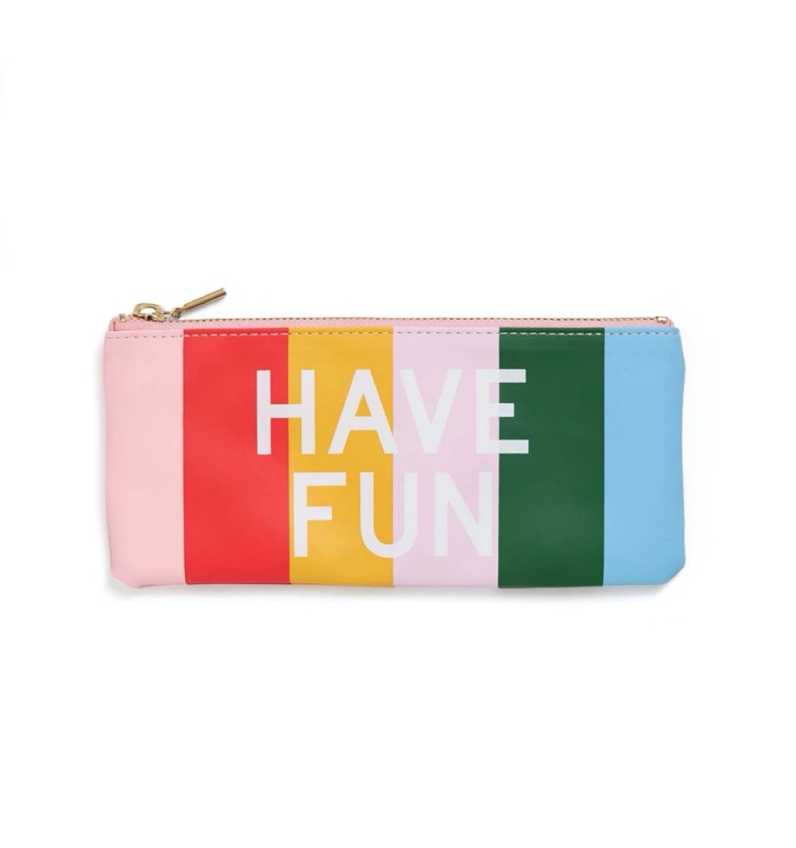rainbow makeup pouch