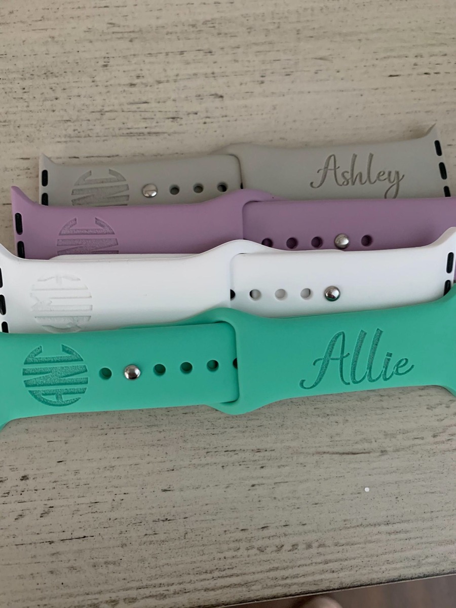 custom apple watch band in 4 colors