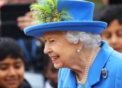 Queen Elizabeth II arrives to visit Haig Housing Trust, Morden, London, where she will officially open their new housing development for armed forces veterans and the ex-service community.