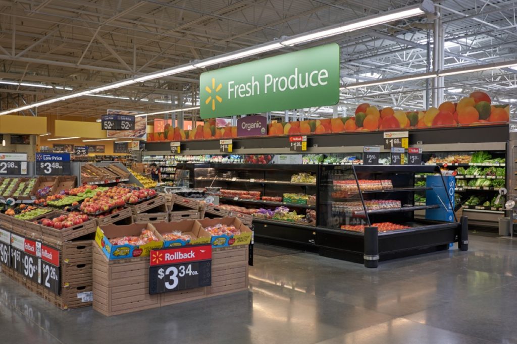 produce section at walmart