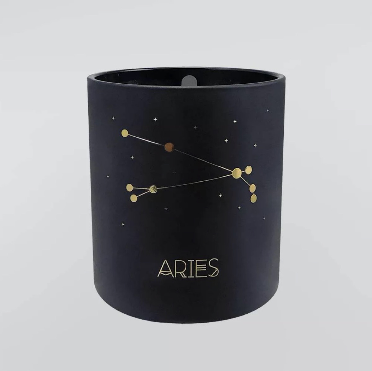 black aries candle