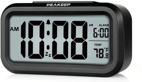 Pickup alarm clock