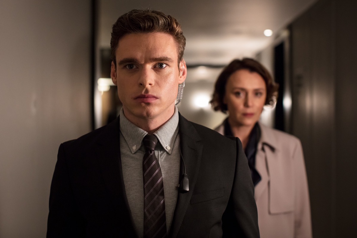 Richard Madden and Keeley Hawes in Bodyguard