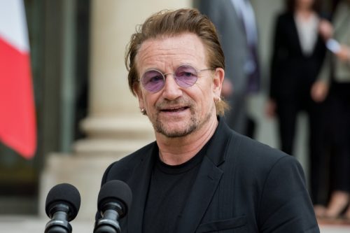 Bono in Paris in 2017