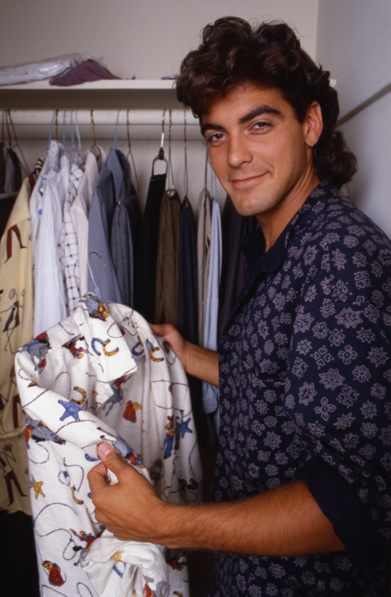 George Clooney with shirts