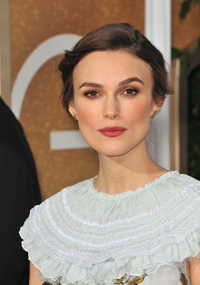 Keira Knightley at the 72nd Annual Golden Globe Awards in 2015