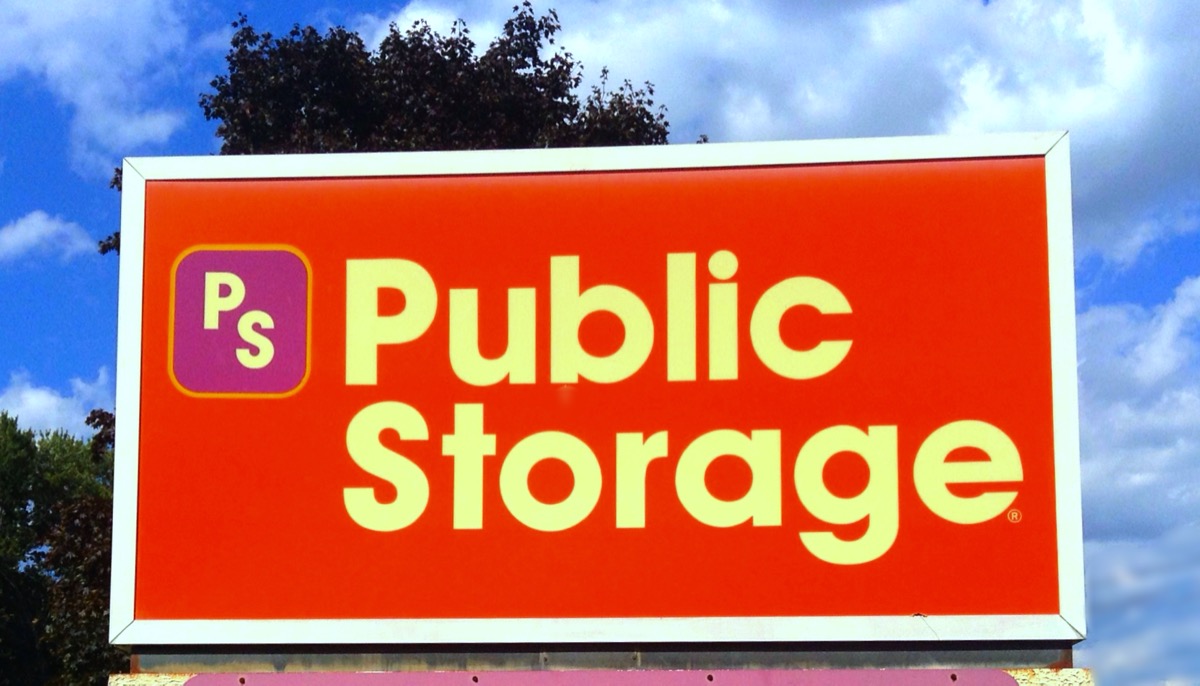 Public Storage sign