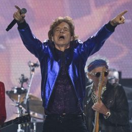 Rolling Stones performing in 2022