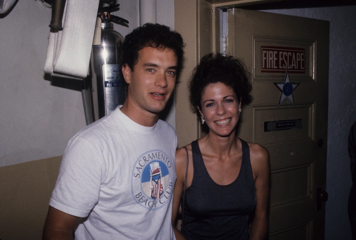 Tom Hanks and Rita Wilson 1986