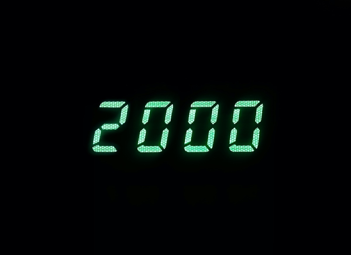 Year 2000 digital display