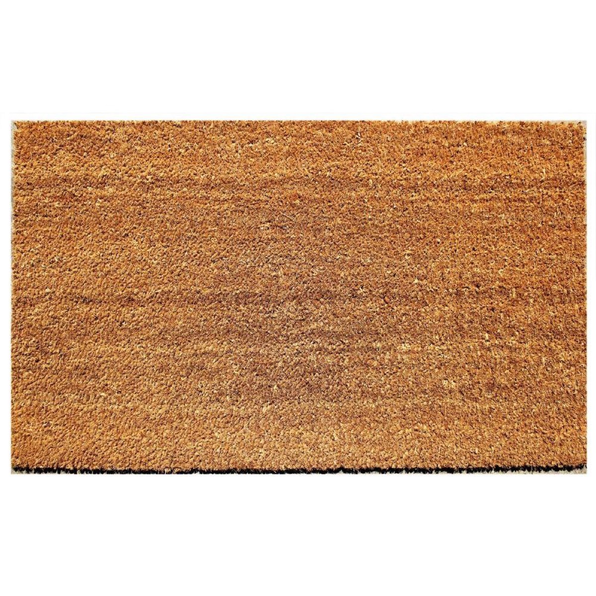 brown burlap doormat