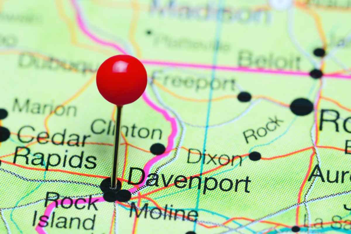 davenport map