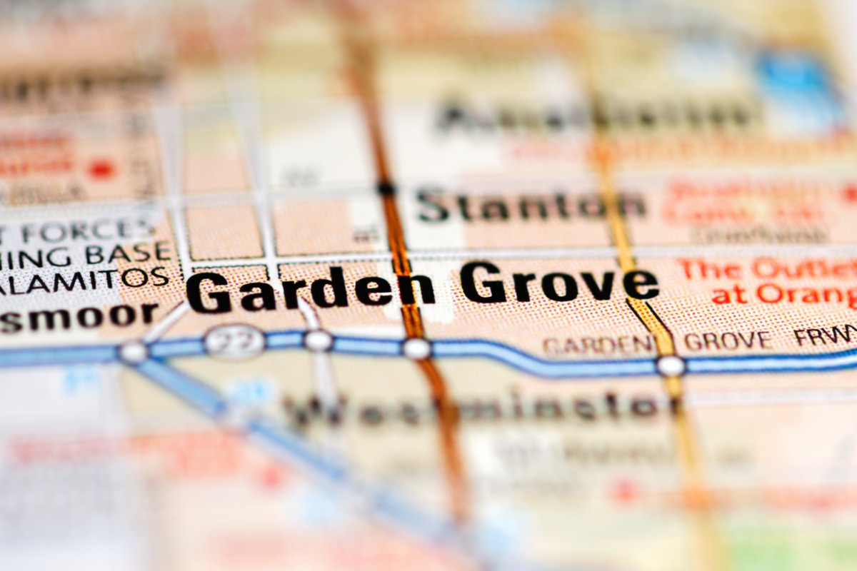 garden grove map