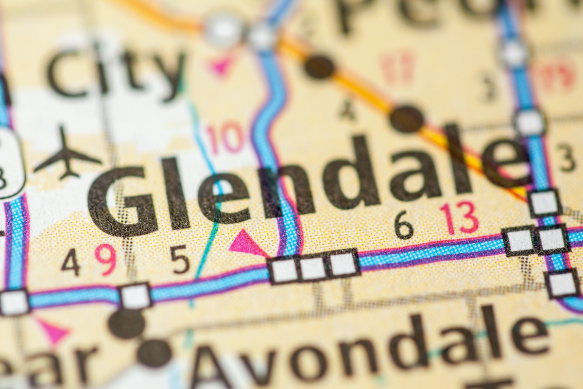 glendale map