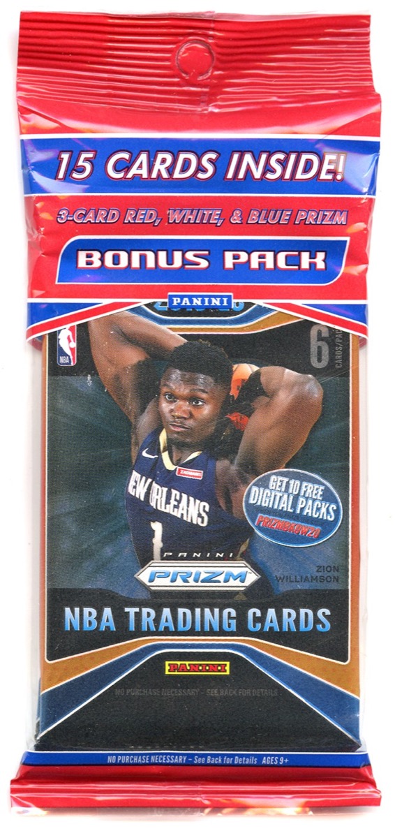 A pack of basketball cards