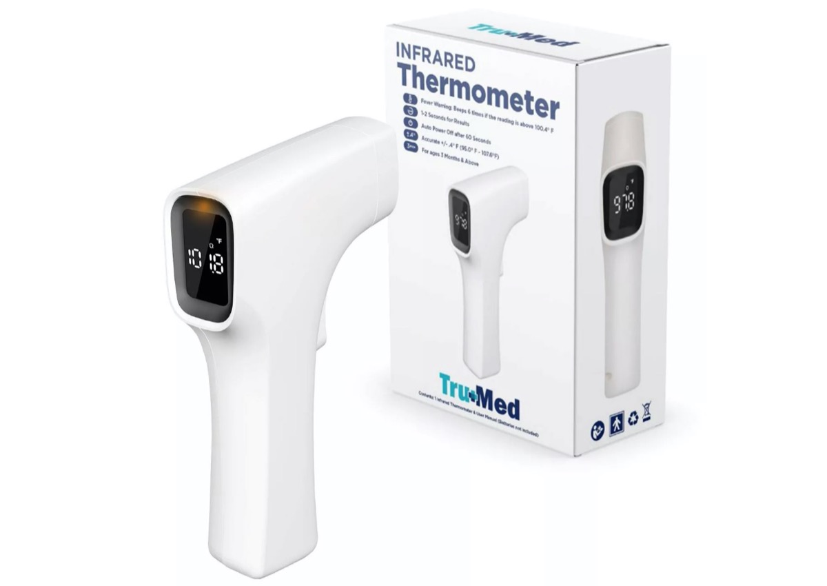 white infrared thermometer