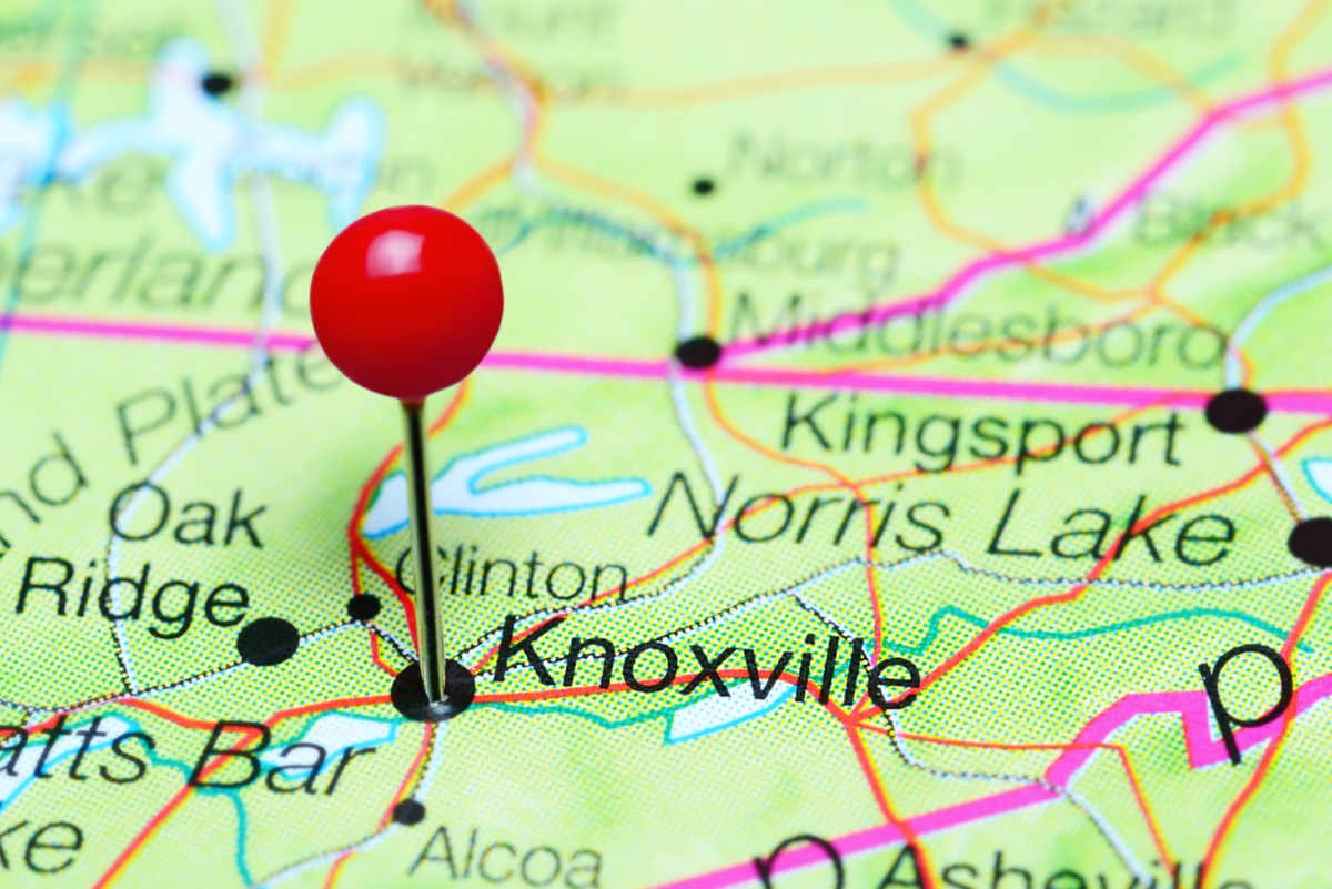 knoxville map