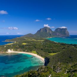 View south over Lord Howe Island from Malabar