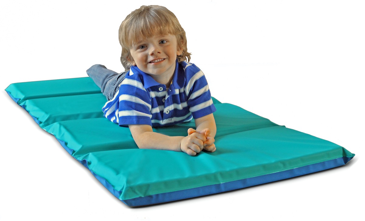 Young child on a Kinder Mat