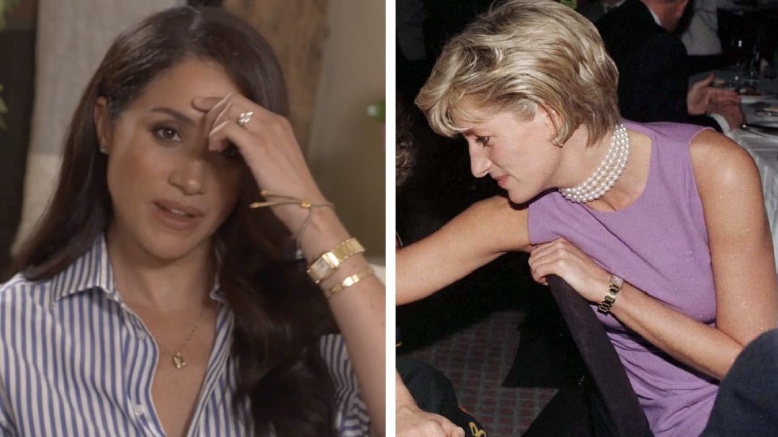 Meghan Markles Gold Cartier Watch Once Belonged To Princess Diana 4465