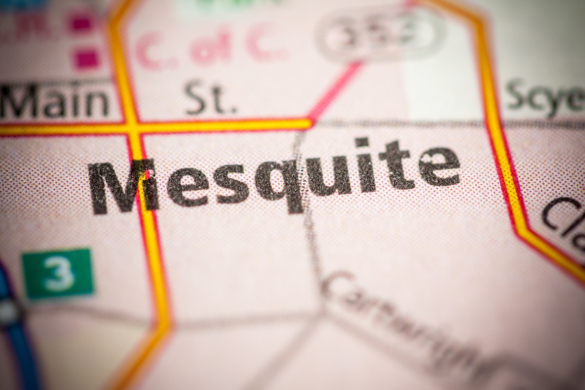 mesquite map