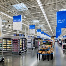 redesigned walmart women's apparel section