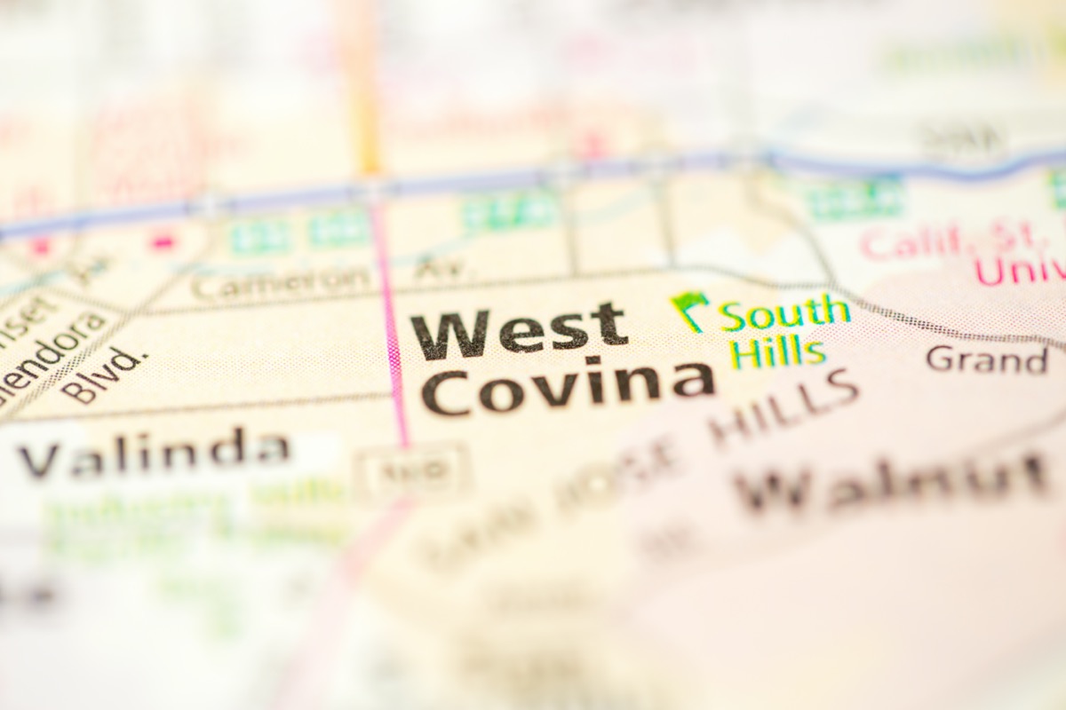 west covina map