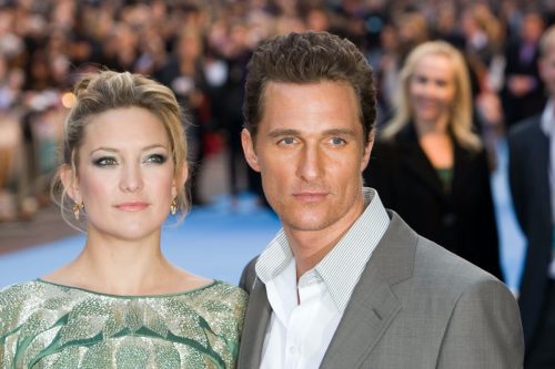 Kate Hudson and Matthew McConaughey at the European premiere of "Fool's Gold" in 2008