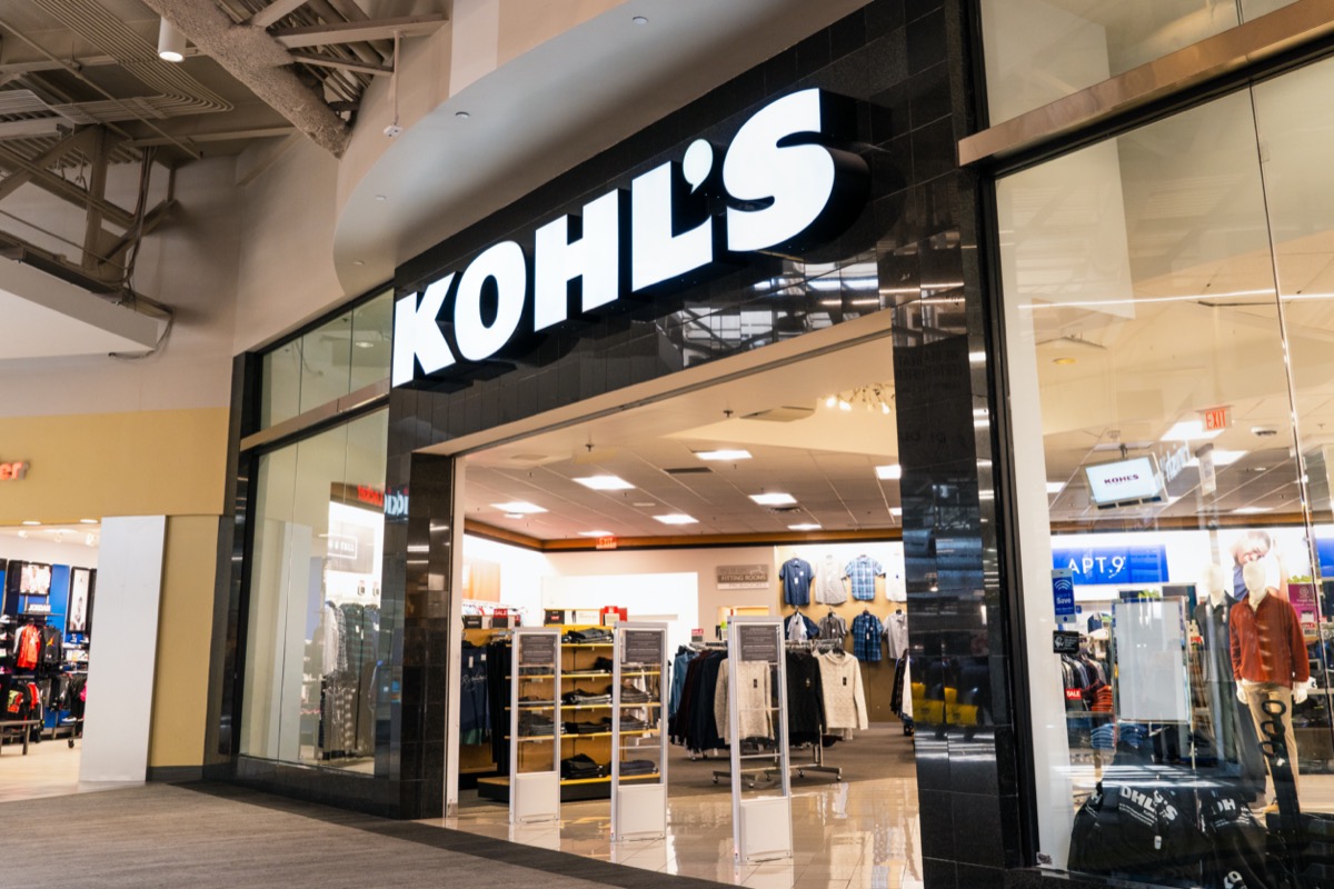 Kohl's storefront