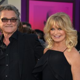 Kurt Russell and Goldie Hawn at the "Guardians of the Galaxy Vol. 2" premiere in 2017