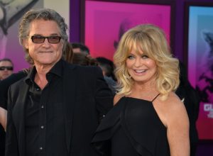 Kurt Russell and Goldie Hawn at the "Guardians of the Galaxy Vol. 2" premiere in 2017