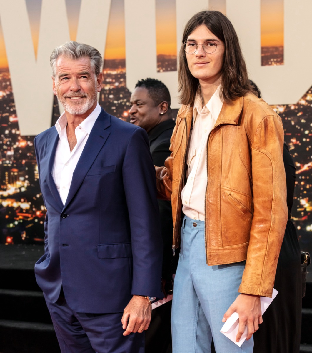 Pierce and Dylan Brosnan in 2019