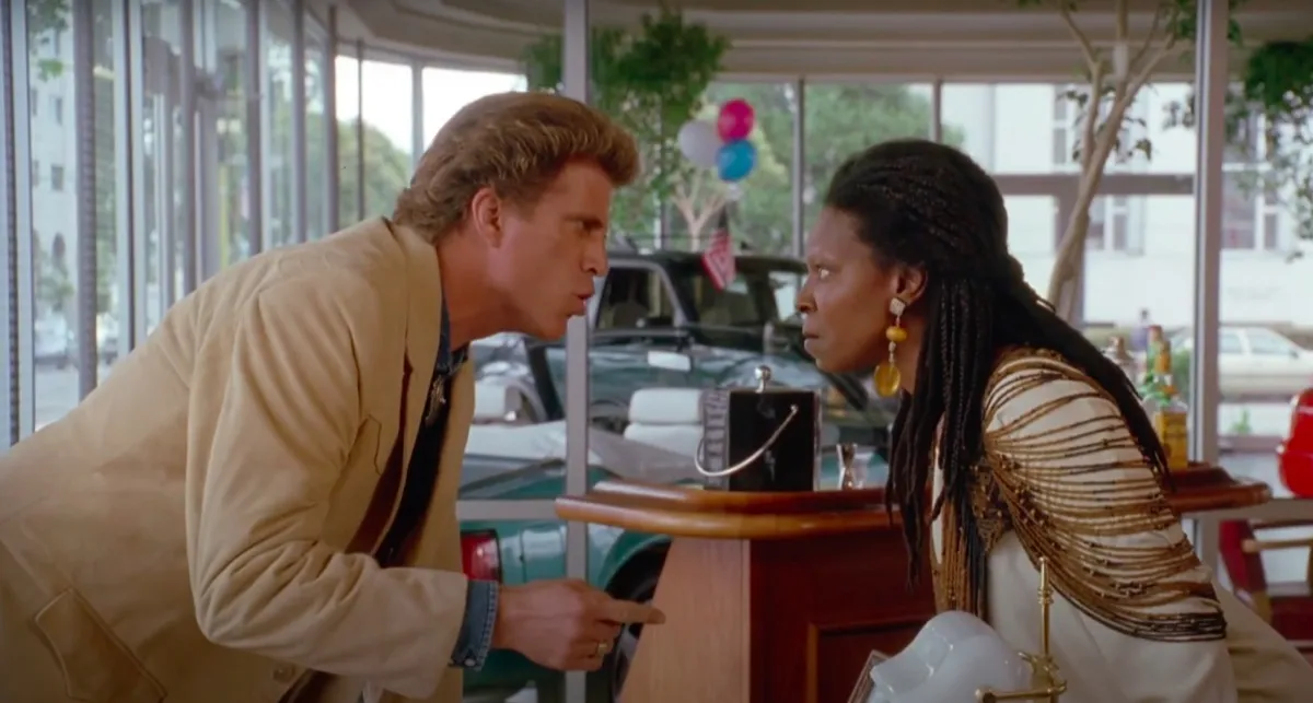 Ted Danson and Whoopi Goldberg in Made in America