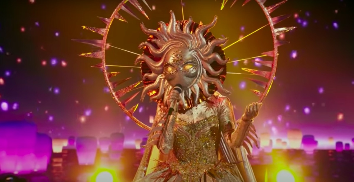The Sun performing on the Masked Singer