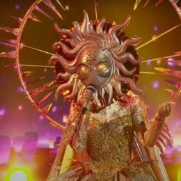 The Sun performing on the Masked Singer