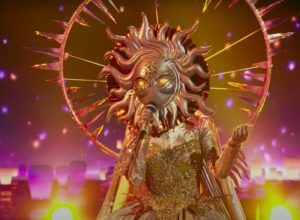 The Sun performing on the Masked Singer