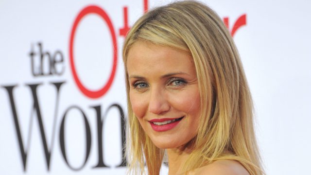 Cameron Diaz talks about whether she'll act again red carpet stock photo