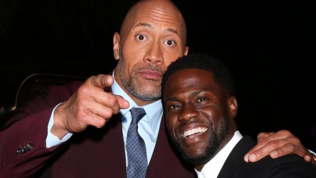 Dwayne Johnson and Kevin hart, johnson is one of the celebrities Americans trust most when voting