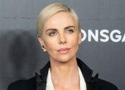 Charlize Theron wears black jacket at a special screening of 'Bombshell' in 2019