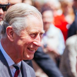 prince charles during public media appearance outdoors