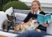 Reese Witherspoon with her dogs