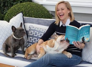 Reese Witherspoon with her dogs