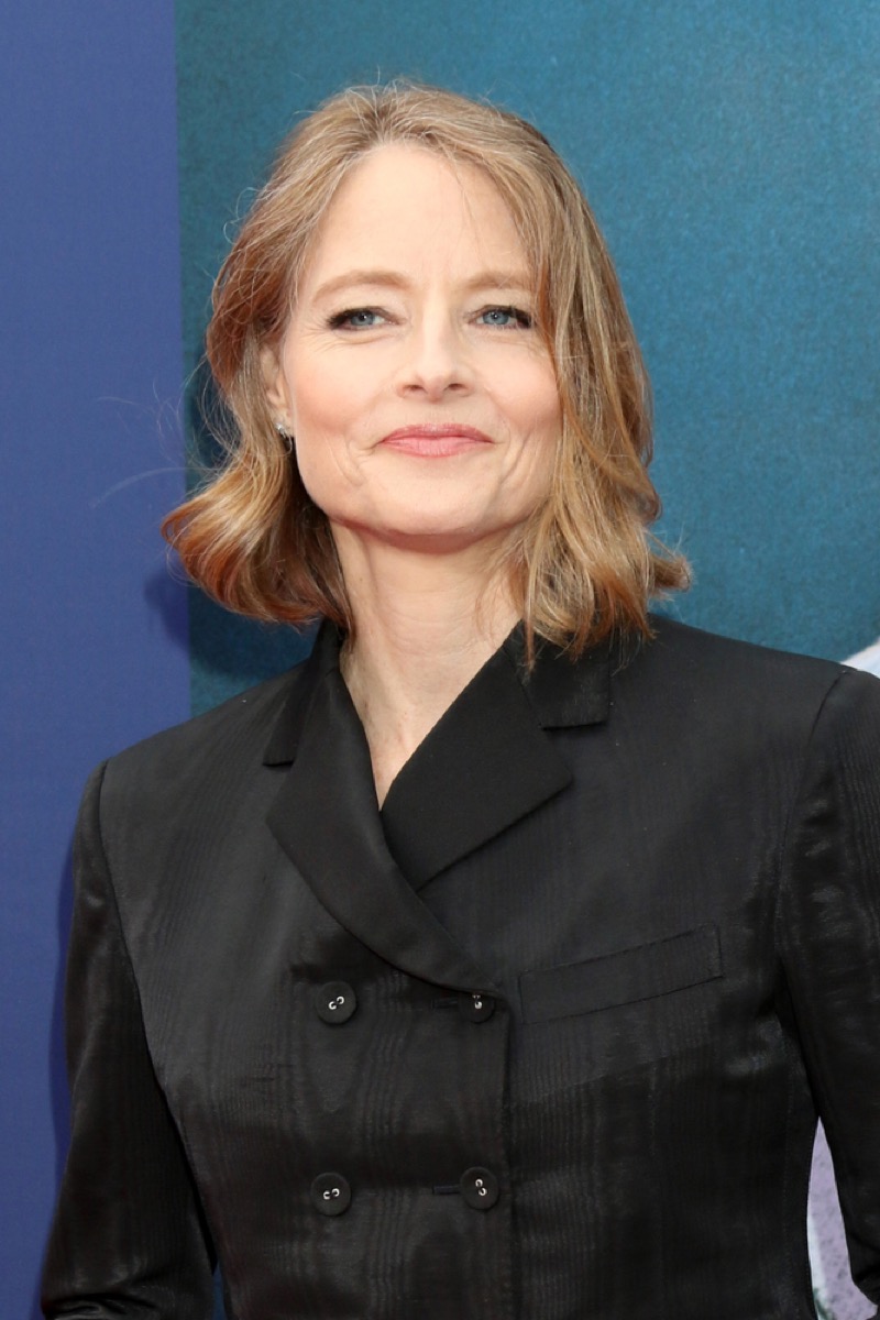 jodie foster on the red carpet
