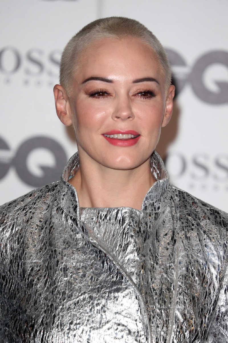 rose mcgowan on the red carpet