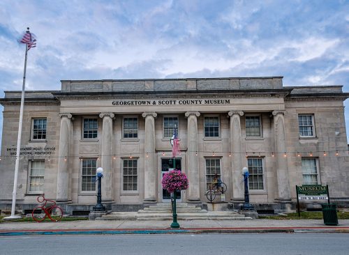 Post office building in downtown Georgetown, KY