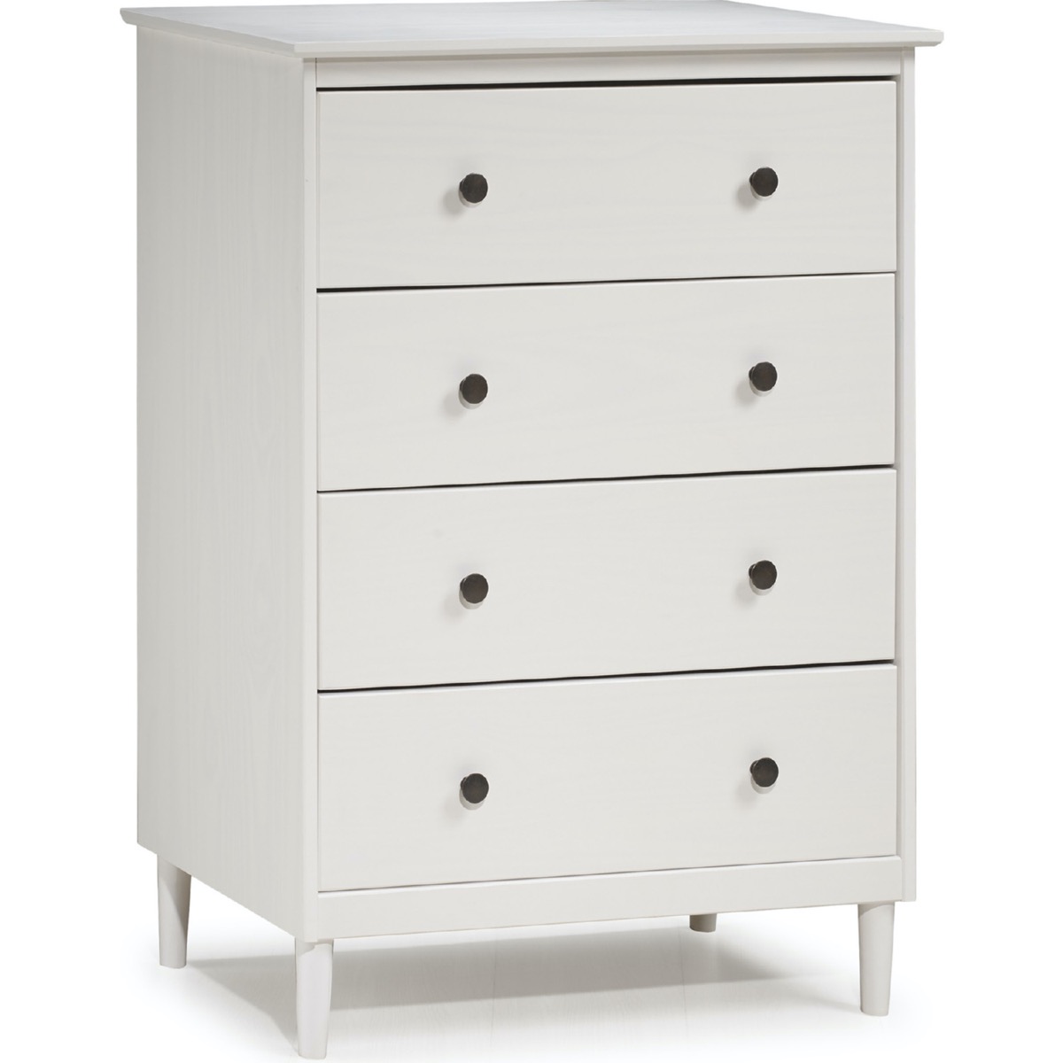four drawer white dresser