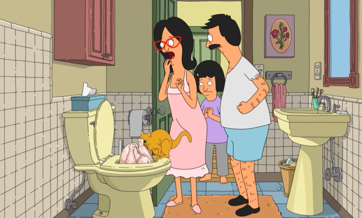 Still from the Bob's Burgers episode "Turkey in a Can"